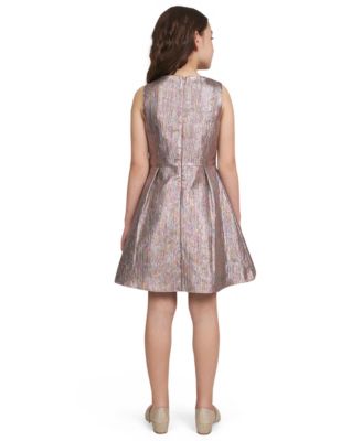 knee length dresses for ladies BCBGMAXAZRIA Metallic Pleated Gown – Runway Catalog main image 1
