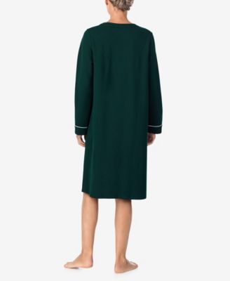 Women's Long Sleeve Snap Robe