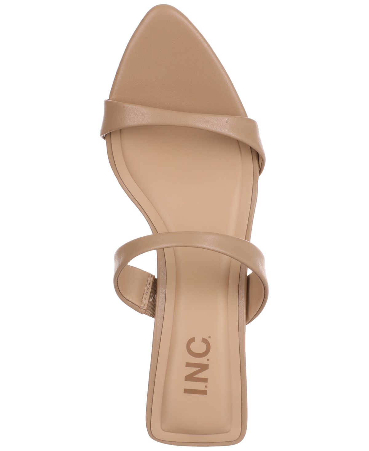 Shop Inc International Concepts Wiinniie Dress Sandals, Created For Macy's In Dark Almond Smooth