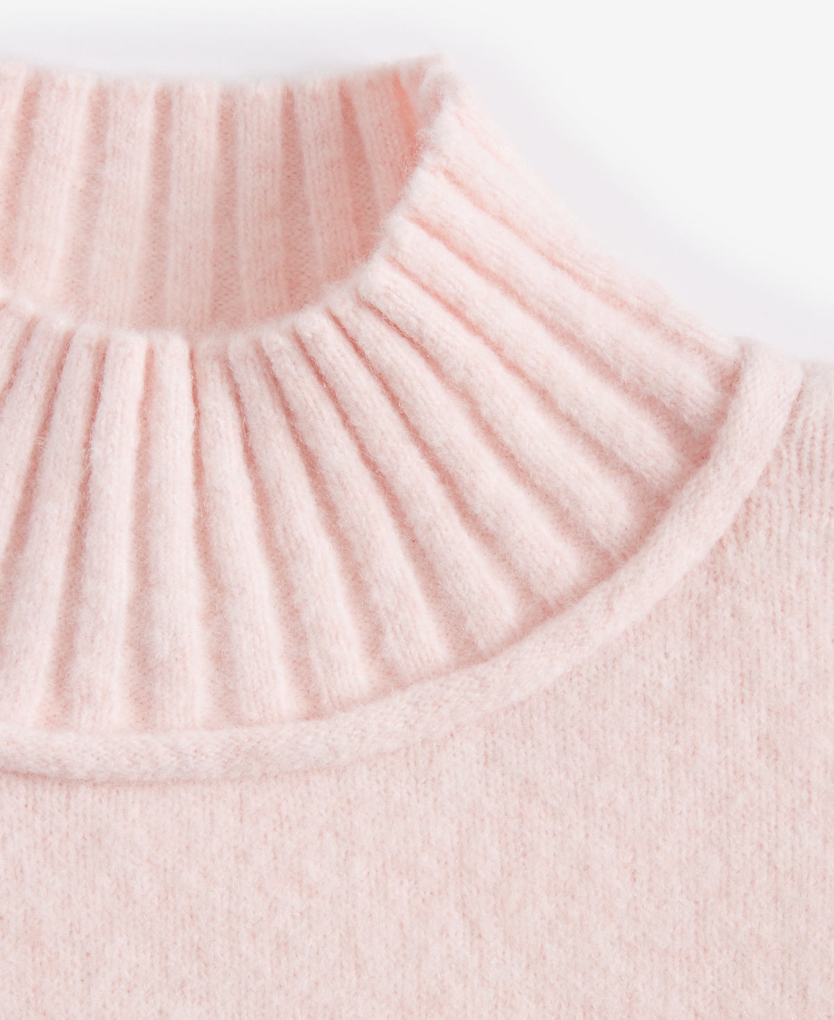 On 34th Women's Mock-neck Jersey Roll-trim Sweater, Exclusively At Macy's In Pink Dogwood