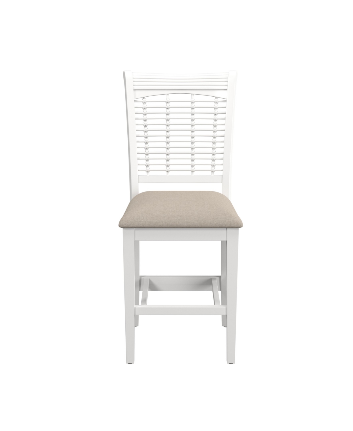 Hillsdale 42.5" Wood Bayberry Counter Height Stool In White