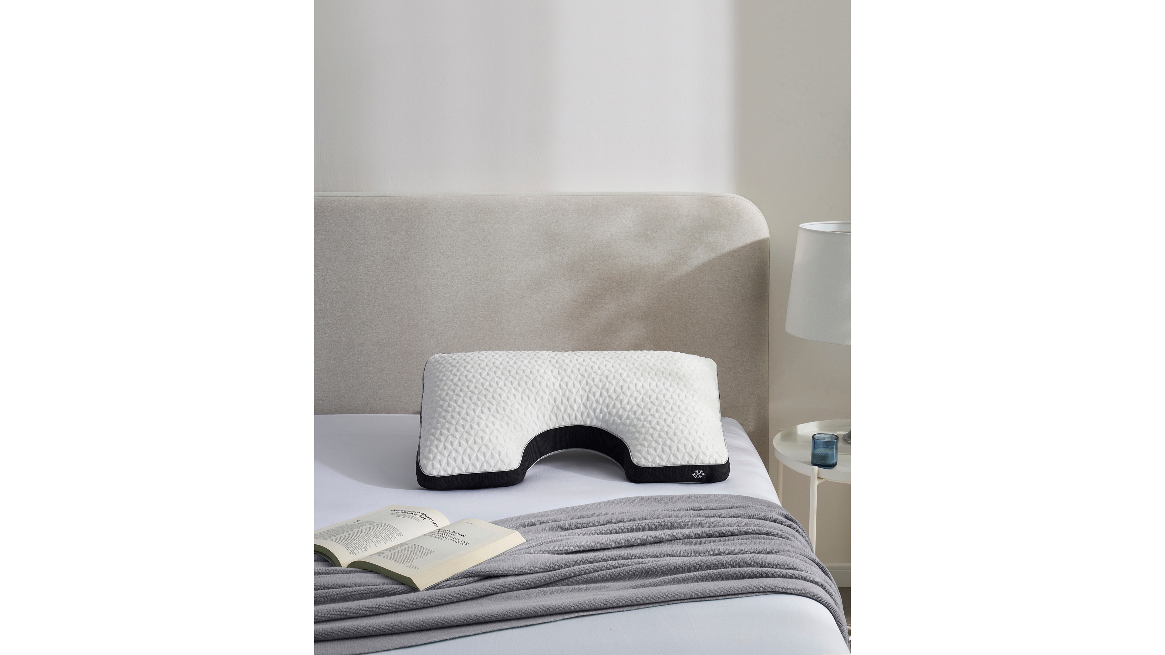 Nestl Cool Choice Customizable Memory Foam Blend Cooling Side Sleeper Pillow, Queen