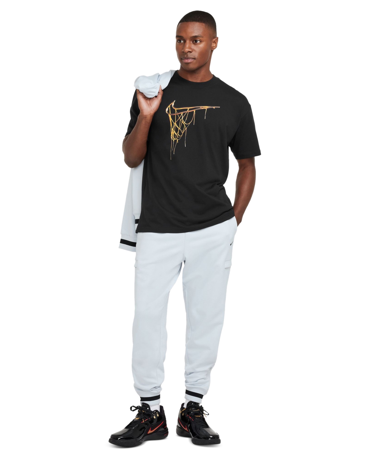 Nike Men's Max90 Loose-Fit Basketball Graphic T-Shirt