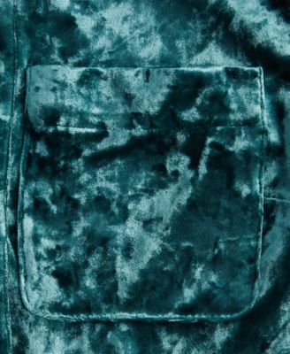 Women's Velvet Short-Sleeve Jumpsuit, Created for Macy's