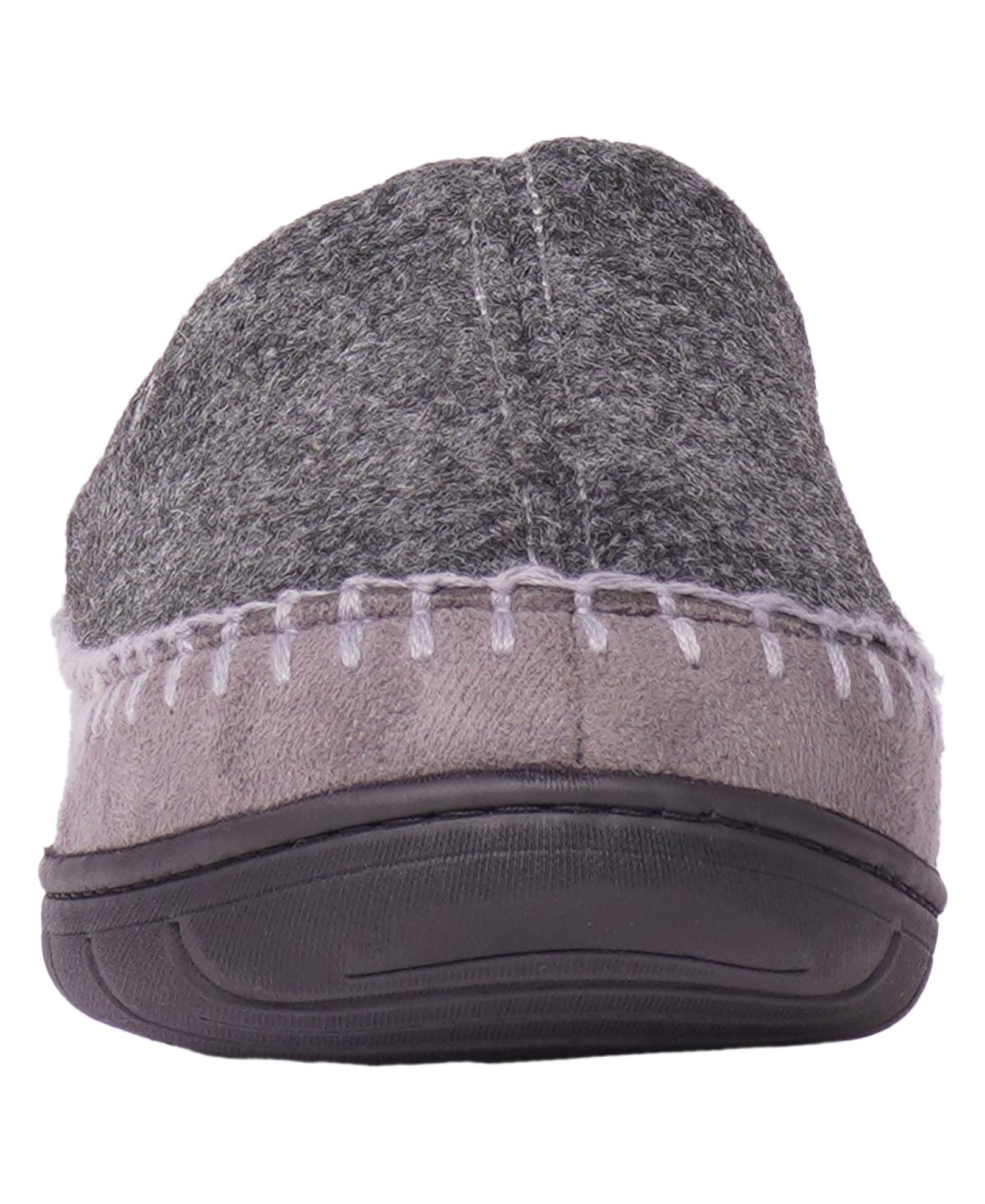 Weatherproof Vintage Men's Felt Clog with Curly Faux Shearling Lining and Indoor-Outdoor Sole Shoe