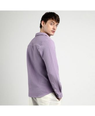 Men's Lilac Ripple Box Shirt