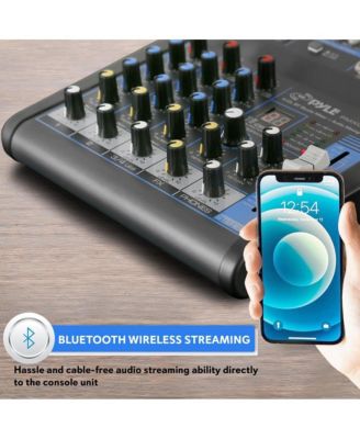 4-Channel Bluetooth Pro Audio DJ Sound Mixer
