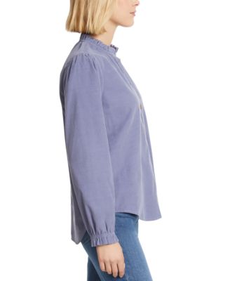 Женская хлопчатобумажная блузка с оборками Gloria Vanderbilt