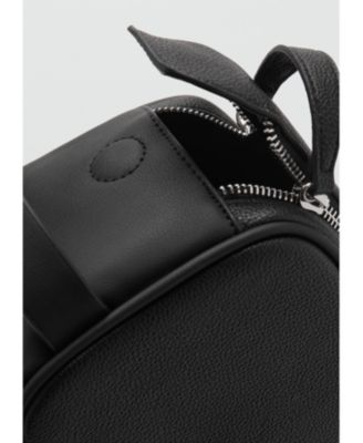 Men's Zipped Pebbled Cosmetic Bag