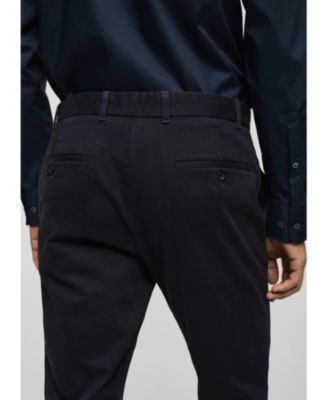Men's Slim-Fit Serge Chino Trousers