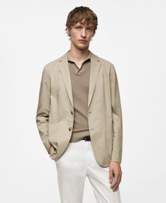 Mango Men's Lightweight Cotton Jacket - Macy's