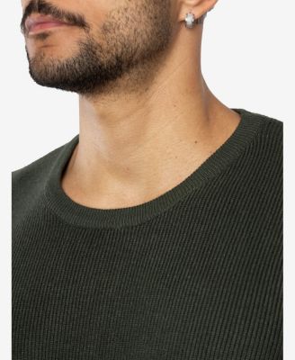 Men's Ribbed Crew Neck Sweater