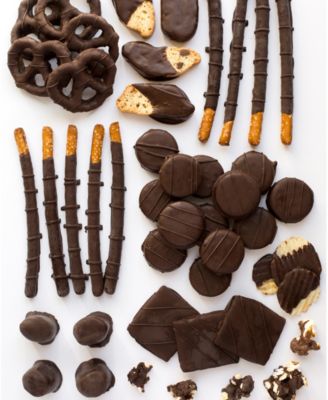 Double Decadence Dark Chocolate Gift Box, 42 Piece