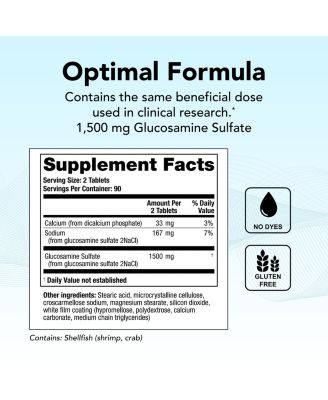 OptiFlex-G Glucosamine Sulfate Joint Health Supplement (1500 mg) | 90 Day Supply