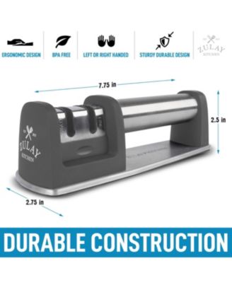 Manual Knife Sharpener for Straight & Serrated Steel Knives