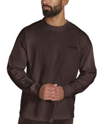 Фирменная рубашка Starter для мужчин оверсайз с длинным рукавом из замши Soft Touch