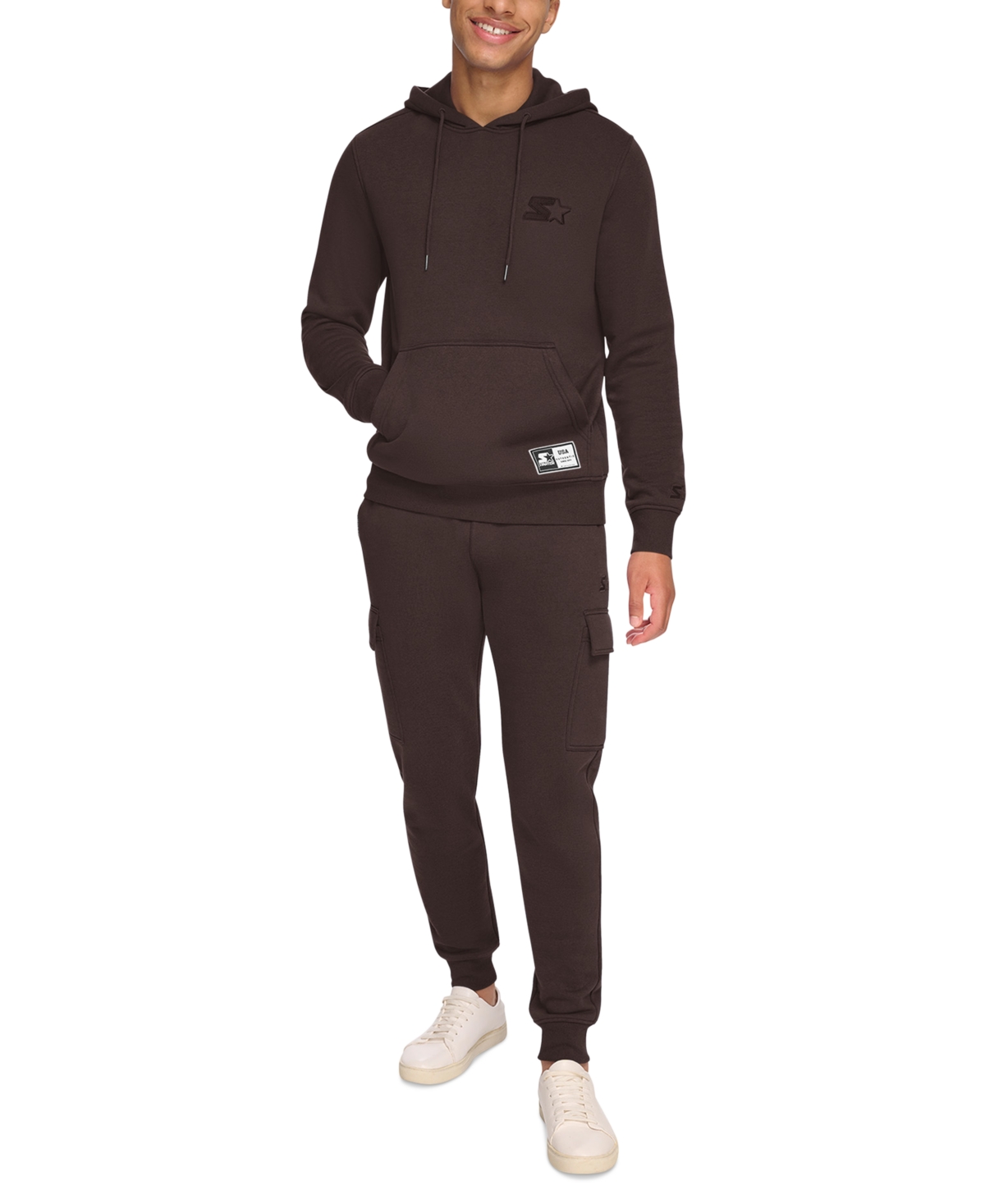 Starter Men's Classic-Fit Embroidered Logo Fleece Hoodie