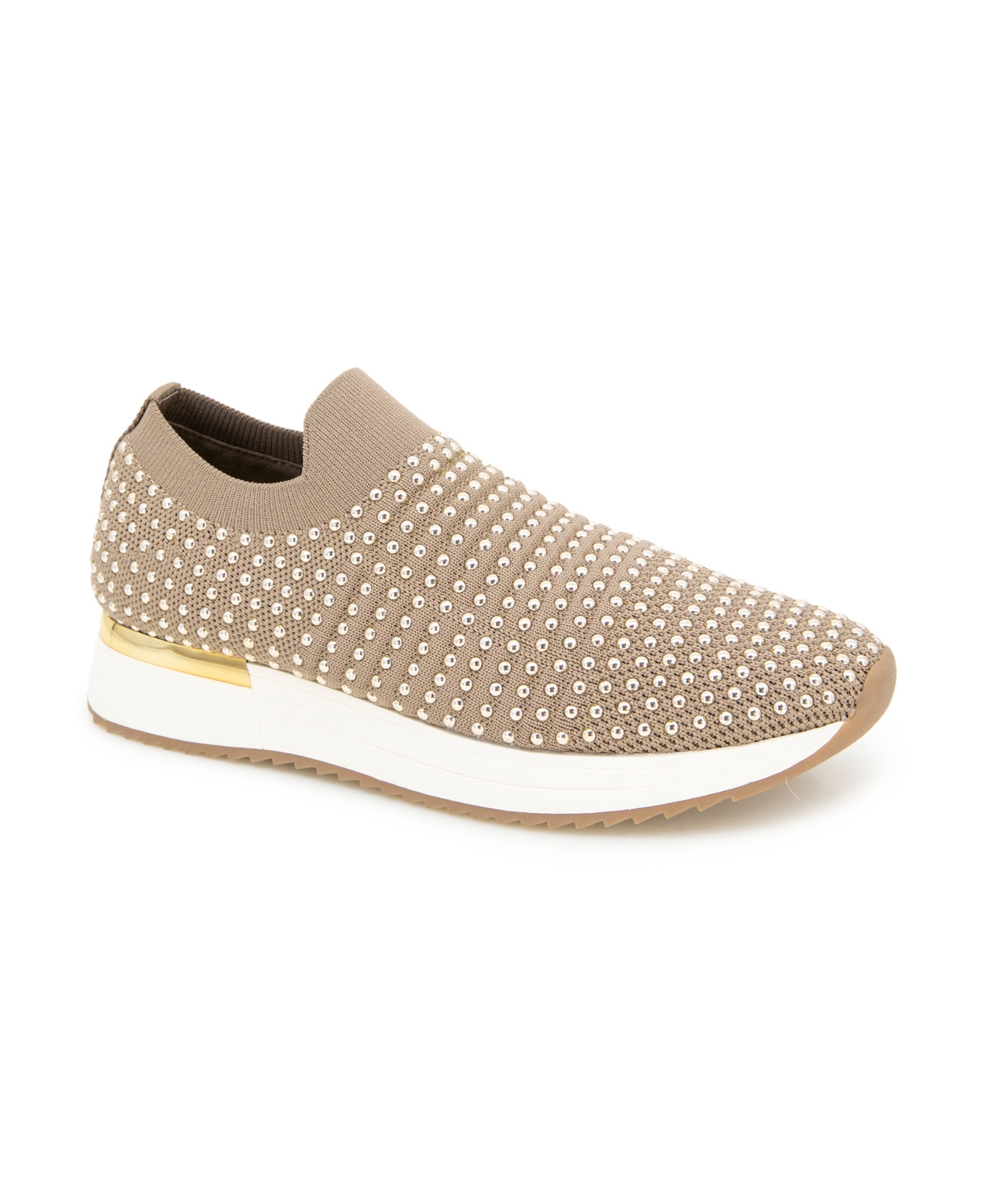 Women's Cameron Stud Slip On Sneakers - Classic Tan