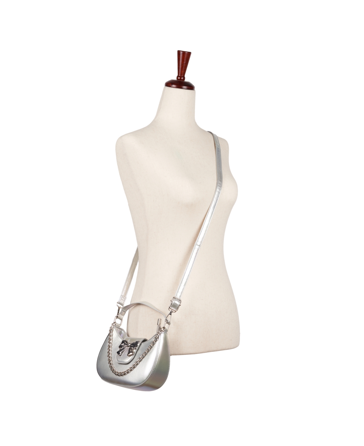 Olivia Miller Amina Crossbody Bag In Silver