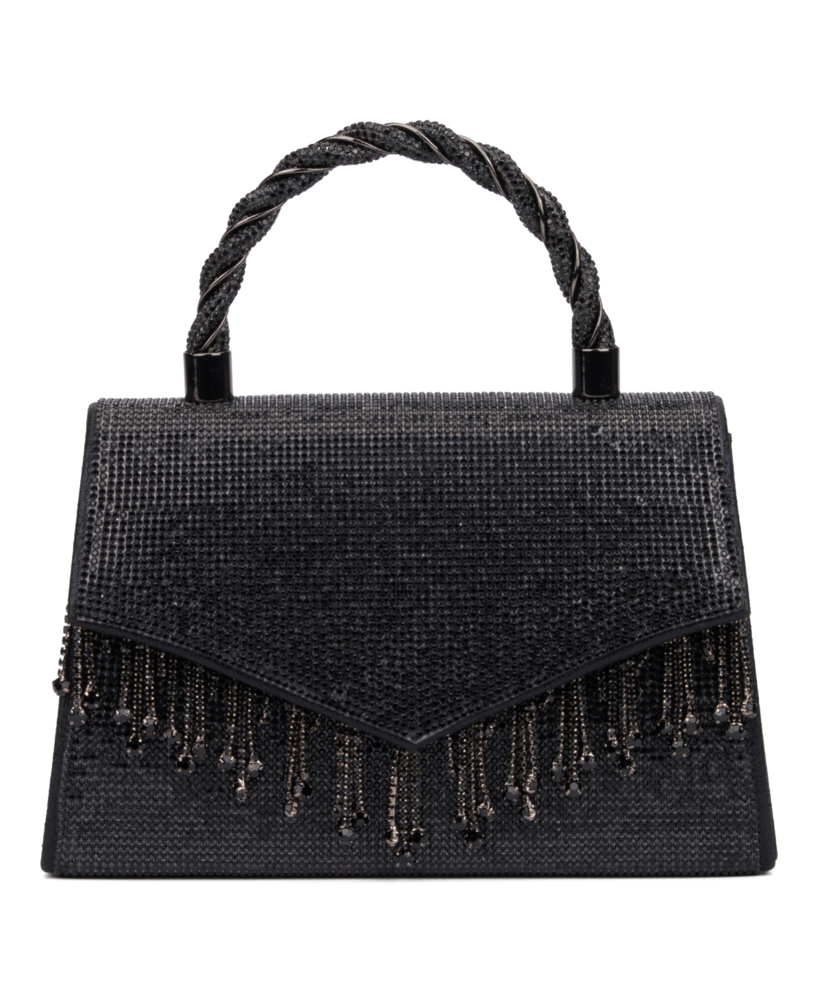 Mila Satchel Bag - Silver