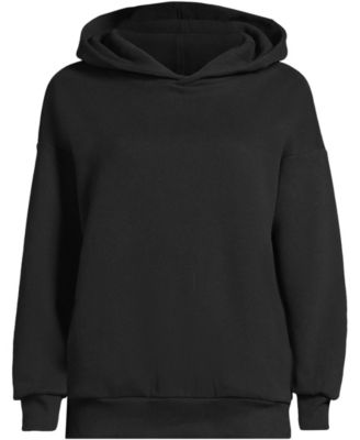 Lands End Womens Serious Sweats Oversized Long Sleeve Hoodie Sweatshirt 14290₽