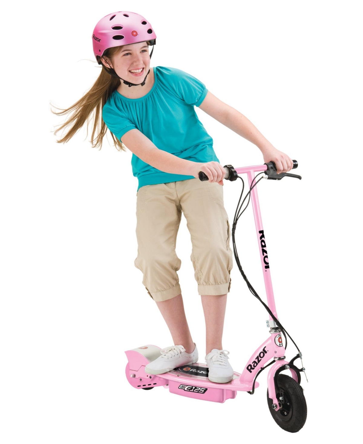 Razor E125 Motorized 24-Volt Rechargeable Girls Electric Scooter,(3 Pack) - Pink