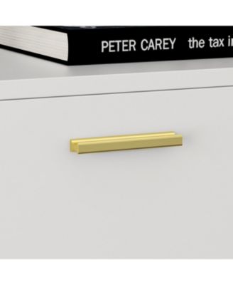 4-Drawers Dark Brown Chest of Drawer Accent Storage Cabinet