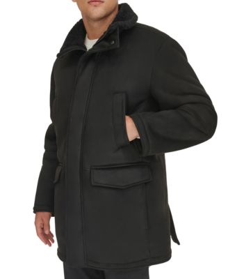 Men's Faux-Shearling Coat