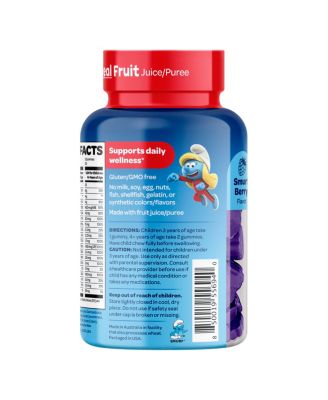 Multivitamin Kids Vitamin Gummies, Includes 15 Daily Vitamins & Minerals Berry Flavored, 60ct