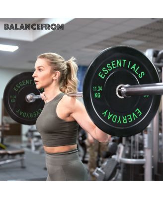 210 Pound Olympic Bumper Strength Training Weight Plate Set