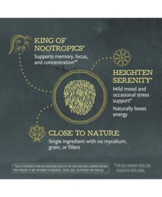 Be Well Organic Lion's Mane Powder, Plant-Based Mushroom Powder from Fruiting Body, Sunwarrior, 150g