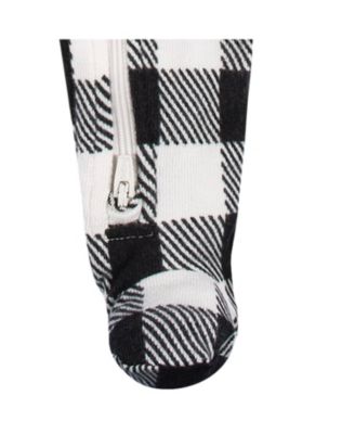 Baby Girls Holiday Family Pajamas Neutral One Piece Footed Pajamas