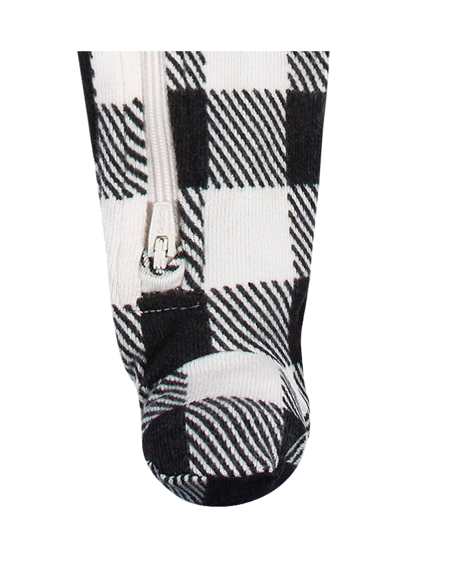 Baby Girls Holiday Family Pajamas Neutral One Piece Footed