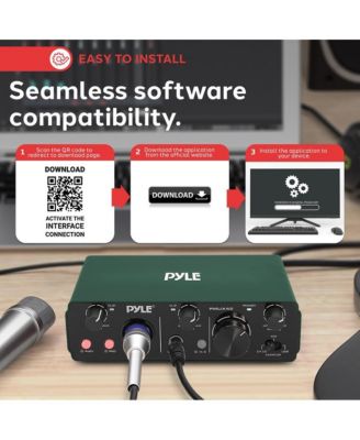 Podcasting USB/ASIO Audio Interface for Recording, Songwriting, Streaming, and Podcasting