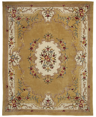 CLOSEOUT! KM Home Majesty Aubusson Gold Area Rugs