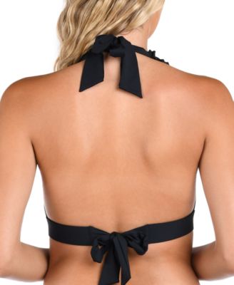 Женский топ-бикини La Blanca Island Goddess с оборками на бретелях и юбкой с оборками для плавания \t