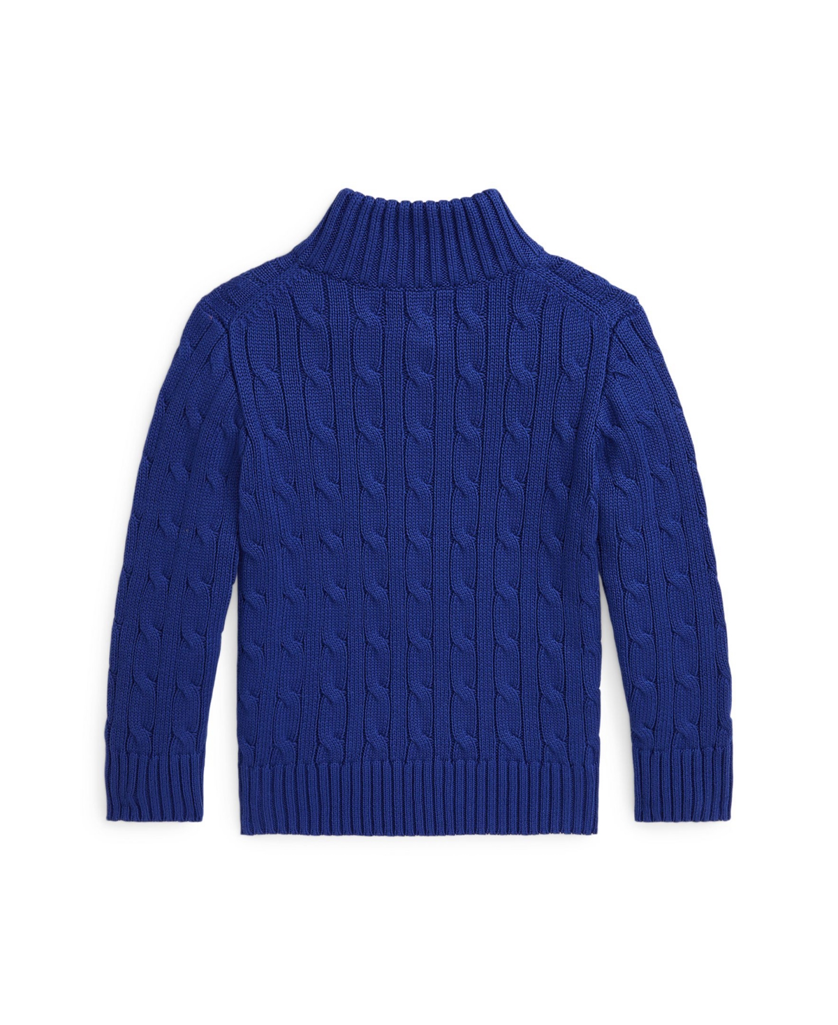 Polo Ralph Lauren Little and Toddler Boys Cable-Knit Cotton Quarter-Zip Sweater