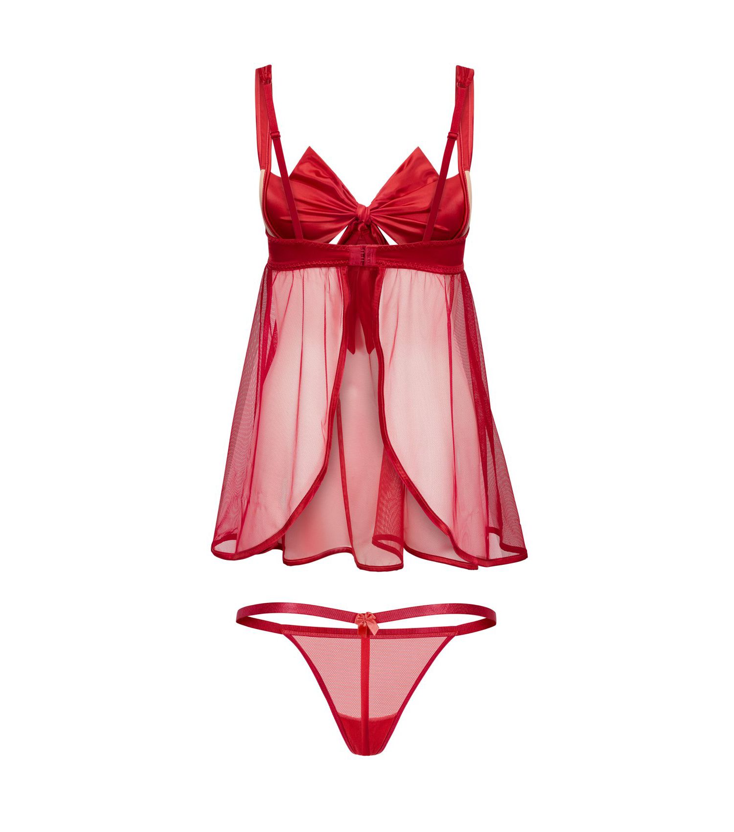 Women's Bessima Babydoll and G-String Set Lingerie