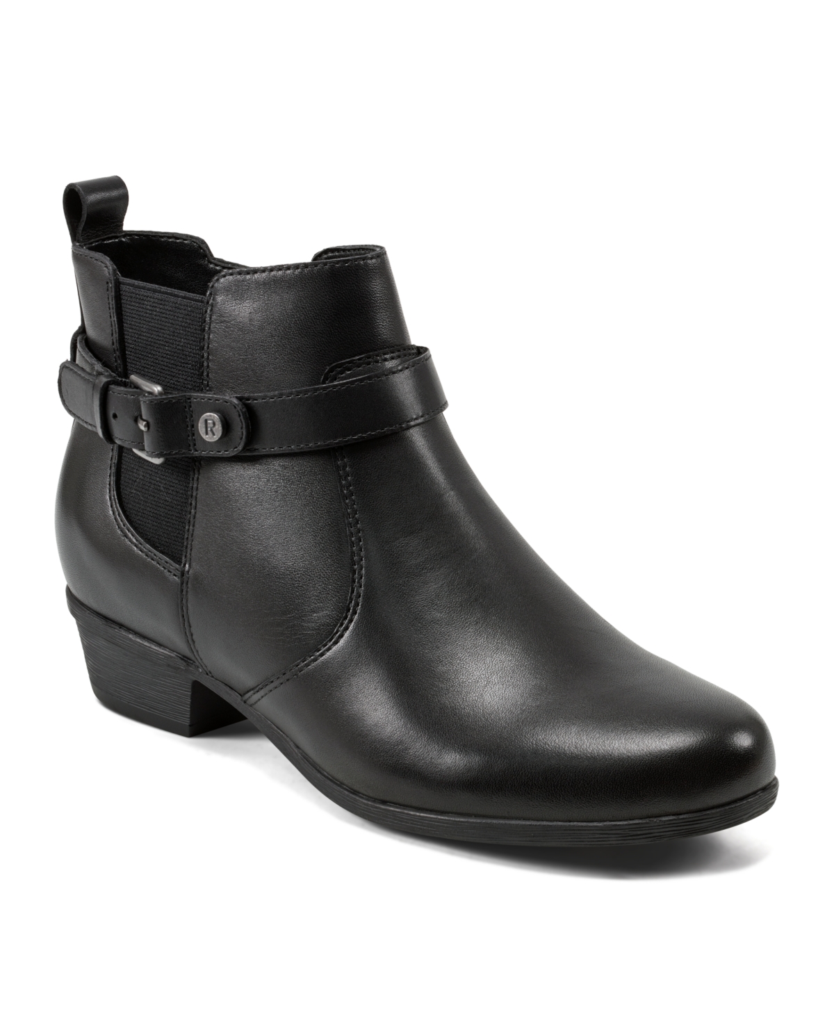 Rockport Chloe Bootie In Black Leather
