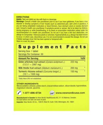 Active Liver | Daily Liver Supplement | Milk Thistle, Artichoke & Turmeric | for