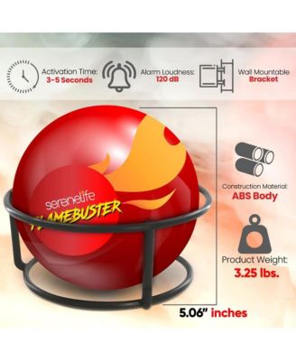 Automatic Fire Ball Extinguisher With Mounting Bracket, 5.06-Inch