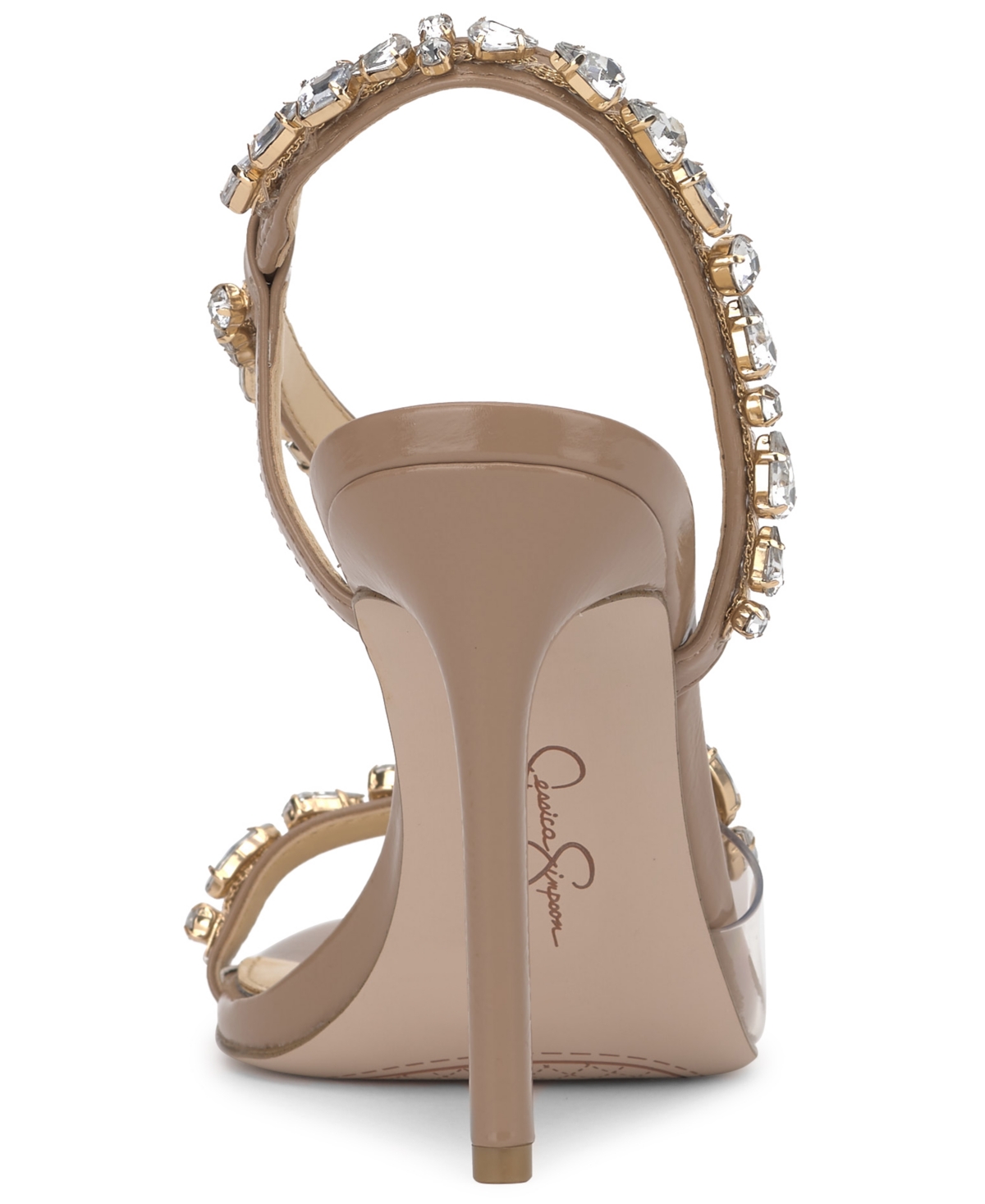 Jessica Simpson Jaycin Sandal In Chai Latte Patent