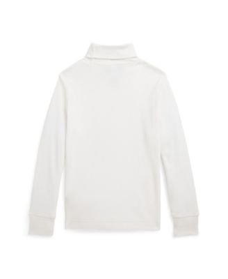 Little and Toddler Boys Cotton Interlock Turtleneck Sweatshirt
