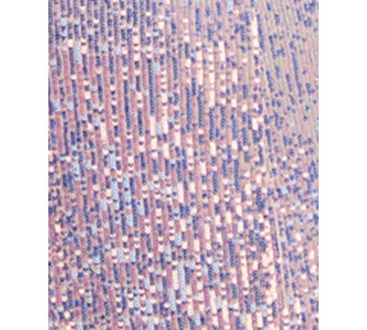 Morgan & Company Plus Size Sequinned High-Slit Dress -lilac