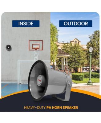 8.1” Portable PA Horn Speaker With 8 Ohms Impedance & 50W Peak Power