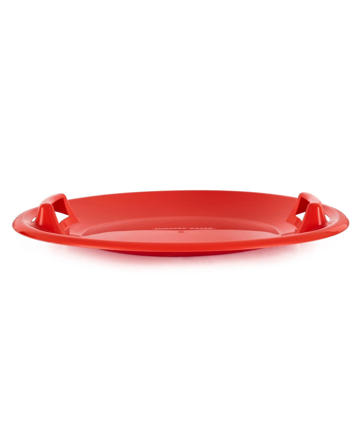 Slippery Racer Downhill Pro Adults and Kids Saucer Disc Snow Sled,(2 Pack) - Red
