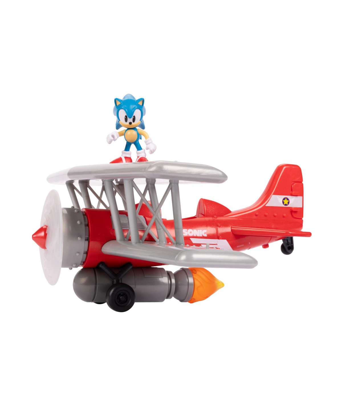 Sonic 2.5" Tornado Biplane Playset In Multicolor