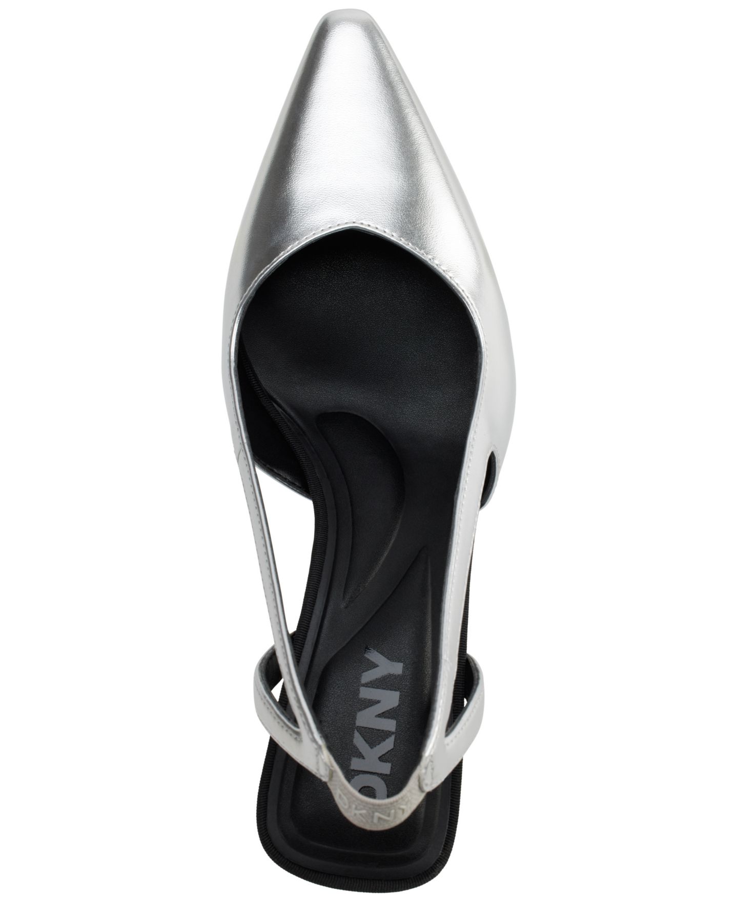Женские туфли DKNY Carson Pointed-Toe Slingback, цвет: Чёрный — фото 10