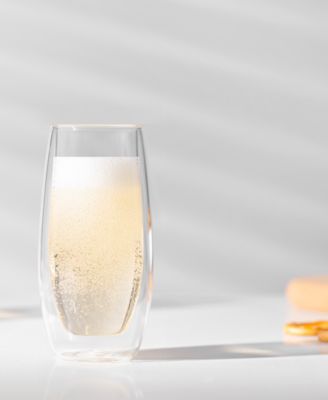 SKAL Double-Walled Champagne Glasses, Set of 2