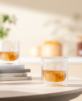 SKAL Double-Walled Whiskey Glasses, Set of 2